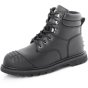 Goodyear Welt Boot Steel Toe Cap 200 Joule Scuff Cap Black Size 06