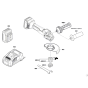 Angle Grinder Assembly for Bosch