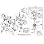 Angle Grinder Assembly for Bosch