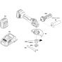 Cordless Angle Grinder Assembly