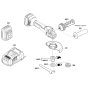 Angle Grinder Assembly for Bosch