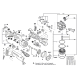 Angle Grinder Assembly for Bosch