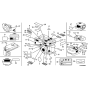 Label Assembly for Honda GX160T1