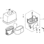 Air Cleaner Assembly Honda GXV390K1