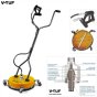 20 Inch 508mm Poly Deck Patio Surface Cleaner - High Speed Swivel - V-TUF Pressure Washer Parts - H1.006