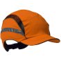 Hc23 First Base Cap Hi-Vis Polyester Waterproof Breathable Material Orange