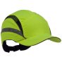 Hc23 First Base 3 Cap Reduced Peak for Increased Vision Hi Vis Yellow