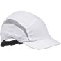 HC24 First Base 3 Cap Black Side Mesh Reduced Peak Better Vision White