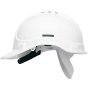 Vented Elite Helmet HC300 HDPE 8 Point terylene Head Gear Weighs 310g White