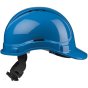 Elite Vented Helmet HC335 Head Gear Size Adjustable Push Turn Ratchet Blue