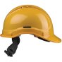 Elite Vented Helmet HC335 Head Gear Size Adjustable Push Turn Ratchet Yell