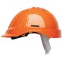 Vented Safety Helmet HC600 Hearing Protection Interface VDE Approved Orange