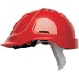 Vented Safety Helmet HC600 Hearing Protection Interface VDE Approved Red
