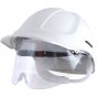Scott HC600 Vented Safety Helmet C/W HXSpec Eye shield EN166 Grade B White