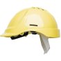Vented Safety Helmet HC600 Hearing Protection Interface VDE Approved Yellow