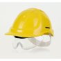 Scott HC600 Vented Safety Helmet C/W HXSpec Eye shield EN166 Grade B Yellow