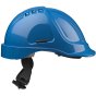 Vented Safety Helmet HC635 Terylene Headgear c/w Ratchet Adjustment Blue