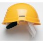HC710 Safety Helmet c/w Reduced Peak fitted with Terylene Headgear Yellow