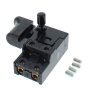 Switch (2P Pillar Type) W/Lock for Hitachi / Hikoki SV12SD, SV12V Orbital Sanders - OEM No. 971667Z