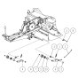 Frame Assembly -3 for OREC HRC673 (2021) Mower
