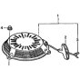 Recoil Starter for Honda HRD536C3