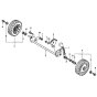 Front Wheel for Honda HRG415C1