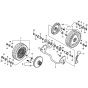 Rear Wheel for Honda HRG465C3