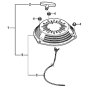 Recoil Starter for Honda HRX476C