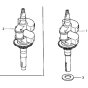 Crankshaft for Honda HRX537C1