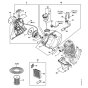 Rewind Starter & Fuel Tank