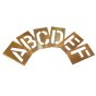 Brass Stencils A-Z Set