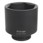 Impact Socket 115mm Deep 1"Sq Drive Sealey Part No. IS1115D