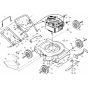 Husqvarna J49 Lawn Mower Assembly