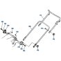 Handle Assembly for Kubota W5019-PC Mower