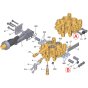Cylinder Head Assembly for Karcher HD 7-14-4 M Pressure Washer