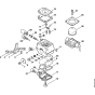 Carburetor C1Q-S66 for Stihl KM55