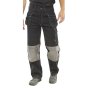 Kington Trousers Multi Purpose Pockets Cotton/Lycra Fabric Reg Fit Black 38