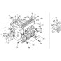 Crankcase Assembly for Kubota D1105-E2B Engine