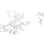 Oil Pan Assembly for Kubota D1105-T-E2B Engine