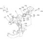 Turbocharger Assembly for Kubota D1105-T-E2B Engine