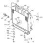 Radiator Assembly for Kubota D1402-BBS Engine