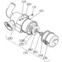 Air Cleaner Assembly for Kubota D1402-BBS Engine