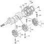 Main Bearing Case Assembly for Kubota D1402-BBS Engine