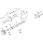 Camshaft Assembly for Kubota D1703-M-E3B Engine