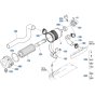 Air Cleaner Assembly for Kubota F3680 Front-Mount Mower