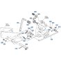 Differential Lock Assembly for Kubota F3680 Front-Mount Mower