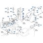Fuel System Assembly for Kubota F3680 Front-Mount Mower