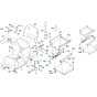 Seat Assembly for Kubota F3680 Front-Mount Mower