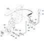Clutch Lock Lever Assembly for Kubota F3680 Front-Mount Mower
