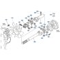 Universal Joint Assembly for Kubota F3680 Front-Mount Mower